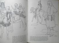 洋書ぬり絵　Plains Indians Coloring Book　David Rickman　ネイティブアメリカン　g
