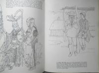 洋書ぬり絵　Plains Indians Coloring Book　David Rickman　ネイティブアメリカン　g