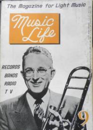 ミュージック・ライフ　昭和29年9月号　特集/アーサ・キット物語　新興楽譜出版社　g