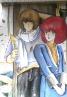 アニメディアオリジナル・イラストカレンダー　1984年下期　アニメディア昭和59年7月号付録　a12
