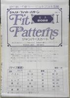 ジャノメフィットパターン　ミス2022　ジャンパースカート3種　a14
