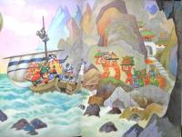 ます美のデラックスえほん ももたろう 昭和レトロ絵本　b
