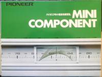 Pioneer　システムコンポーネント/ミニコンポーネント　パンフレット　カタログ　3点セット　1978年　a19

