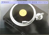 TRIO　プレイヤー等カタログ　パンフレット　4点セット　昭和56～58年　a20
