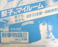 東宝ビデオ　松田聖子/武田鉄矢　チラシ　昭和　a20
