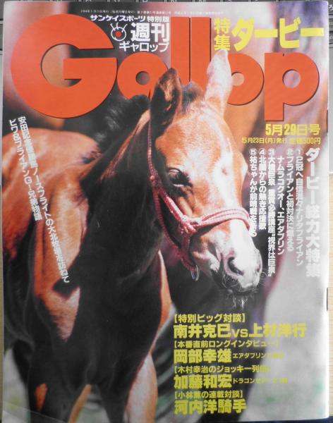 定率割引 往復 週刊ギャロップ 1994年5月29日号 特別ビッグ対談/南井克巳VS上村 趣味
