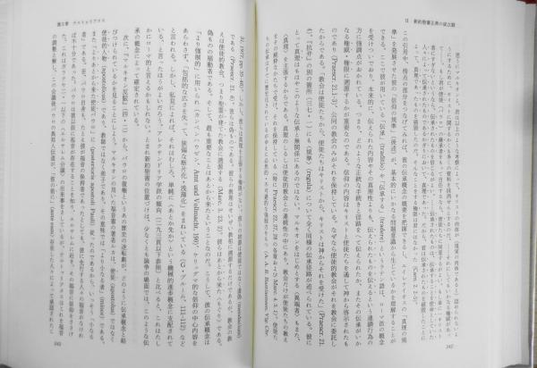 新約聖書正典の成立 荒井献編 1988年初版 日本基督教団出版局 n-