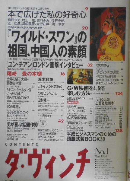 ダ・ヴィンチ 1994年5月創刊号 リクルート 本で広げた私の好奇心