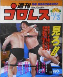 週刊プロレス　昭和62年11月3日No.229　G・馬場の“ドッキリ語録” ベースボール・マガジン h
