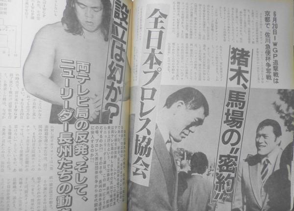 週刊プロレス 昭和61年6月17日No.148 新日本5・30広島大会/猪木