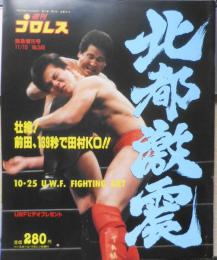 週刊プロレス　緊急増刊号　北都激震　平成元年11月20日No.346　ベースボール・マガジン　q
