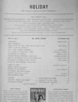 洋書雑誌　HOLIDAY　1952年9月号　6

