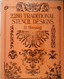 洋書　2286 Traditional Stencil Designs　q
