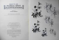 洋書　FLORAL SPOT ILLUSTRATIONS　1989年　w
