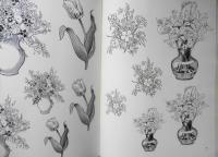 洋書　FLORAL SPOT ILLUSTRATIONS　1989年　w
