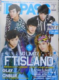 バックステージ・パス/B-PASS　2013年7月号　巻頭特集/FTISLAND　v
