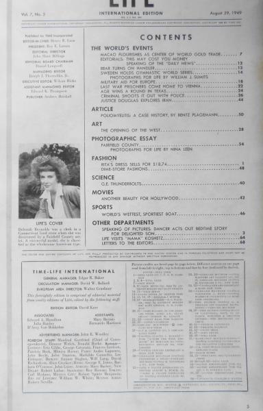 洋書雑誌 LIFE 1949年8月 / 古本、中古本、古書籍の通販は「日本の