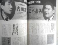 近代空手　昭和62年4月号　特集1/激突！！日本一対談・内田順久VS正木嘉美　ベースボール・マガジン社　i

