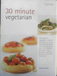 洋書レシピ本　30 Minute Vegetarian　Joanna Farrow　b
