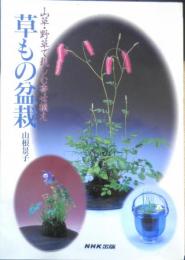 草もの盆栽　山草・野草で親しむ寄せ植え　山根景子　1996年初版　NHK出版　g
