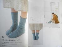 つま先から編む、かんたん、かわいいくつ下　大内いづみ　2015年初版　新星出版社　n
