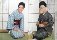 美しいキモノ　昭和42年春号No.54　特集/春のつむぎ　婦人画報社　w
