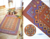 フランス刺繍と図案103　2001年初版　地刺し特集7/美しい配色と模様　啓佑社　n
