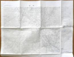 地図　韮崎　昭和52年発行　国土地理院　b1 