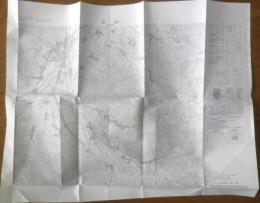 地図　上山　昭和47年発行　国土地理院　a10