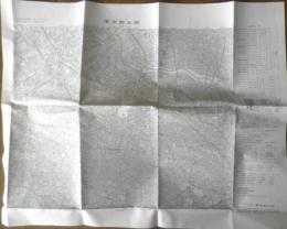 地図　東京西北部　昭和58年発行　国土地理院　a4
