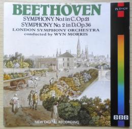 CD BEETHOVEN SYMPHONY No.1/SYMPHONY No.2　ベートーヴェン　ウィン・モリス指揮　ロンドン交響楽団　b
