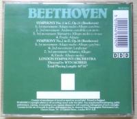 CD BEETHOVEN SYMPHONY No.1/SYMPHONY No.2　ベートーヴェン　ウィン・モリス指揮　ロンドン交響楽団　b
