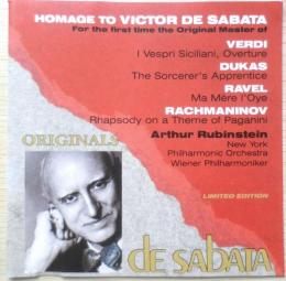 CD Homage to Victor De Sabata ヴィクトル・デ・サバタ b
