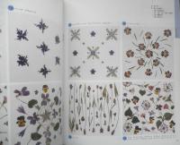 小花デザイン帳　かわいい押し花パターン188と応用作品　2002年初版　日本ヴォーグ社 t
