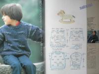 チャイルドニット　秋・冬　子どものための手あみの本　ハマナカ手芸手あみ糸作品集　昭和59年初版　主婦の友社　d

