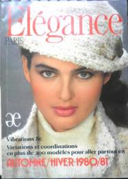 洋書雑誌　Elegance PARIS　1980年　ファッション誌　h
