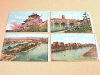 絵葉書 『天然色写真版 大阪名所絵はがき』 ７枚セット 袋入り