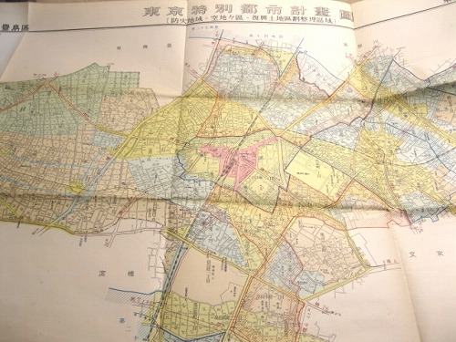 古地図 東京特別都市計画図 豊島区 防火地区 空地地区 復興土地区画整理区域 東京都建設局 監修 古本 中古本 古書籍の通販は 日本の古本屋 日本の古本屋