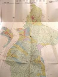 古地図 『東京特別都市計画図　江戸川区〔用途地域・街路・公園・緑地〕』