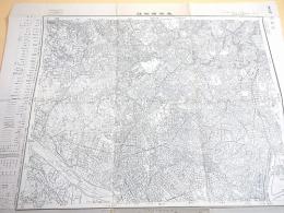古地図 『東京西南部 二万五千分一地形図』