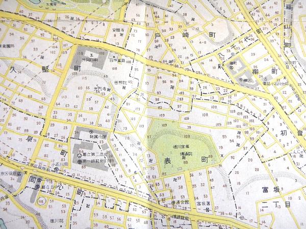 古地図 『文京区 東京都区分詳細図』 / 古本、中古本、古書籍の