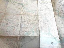 戦前古地図 『新町名番地入 最新大東京全図』