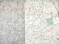 戦前古地図 『新町名番地入 最新大東京全図』