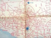 三越　東京及付近電車案内図