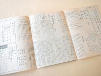 新協劇団 「如来の家」「科学追放記」公演プログラム