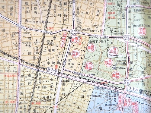 古地図 『大阪地図』 / 古本、中古本、古書籍の通販は「日本の古本屋
