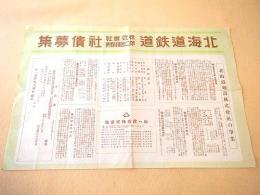 北海道鉄道株式会社 第二回担保付 社債募集　チラシ