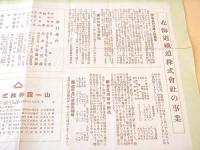 北海道鉄道株式会社 第二回担保付 社債募集　チラシ