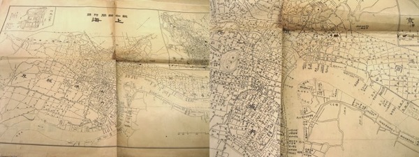 古地図『上海』（報知新聞附録） / 福ほん堂 / 古本、中古本、古書籍の