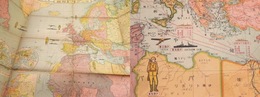 古地図『最新欧州大地図（附列強国勢国防一覧）』